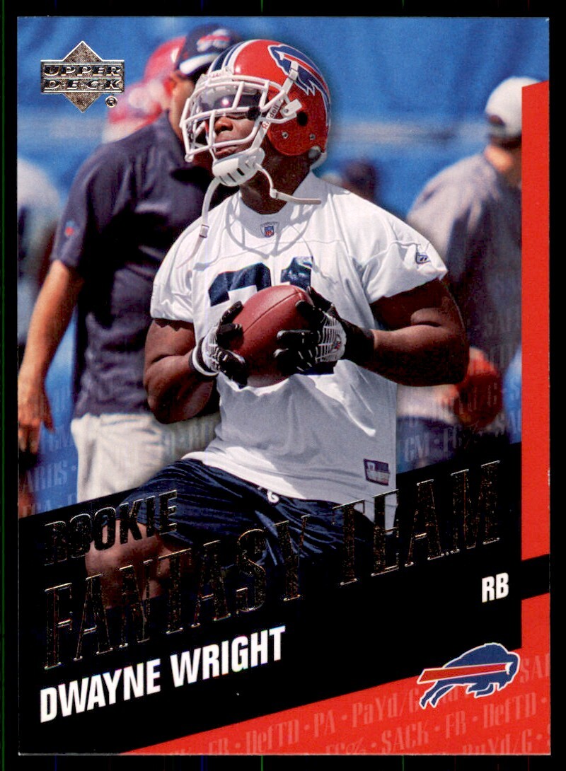 2007 Upper Deck Rookie Fantasy Team Dwayne Wright Buffalo Bills #RFT-DW
