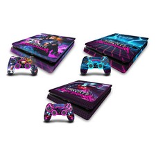FAR CRY 3 BLOOD DRAGON KEY ART VINYL SKIN FOR PS4 SLIM CONSOLE  CONTROLLER