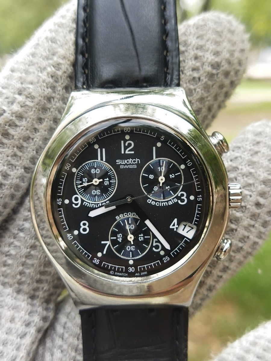 VINTAGE SWATCH IRONY V8 CHRONOGRAPH SWISS MADE WATCH FOR MEN,s | eBay