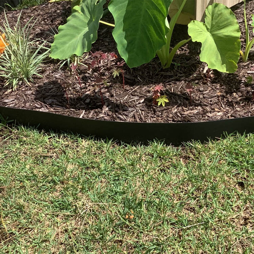 5M Flexible Garden Edging Lawn Grass Border Edge W/ 6 STRONG Pegs FREE