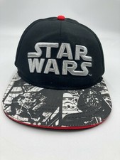 Star Wars Youth Hat Cap Black White Snap Back Stormtrooper Darth Vader