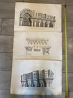 Lot of 30 Engelmann Signed Lithographs - Religious Architecture and Ruins -B