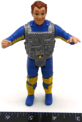 1989 The Real Ghostbusters Ray Stantz Screaming Heroes Figure Toy Figurine