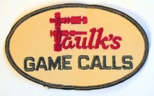 Faulk's game calls vintage jacket patch (Original) Écusson Faulk's originale