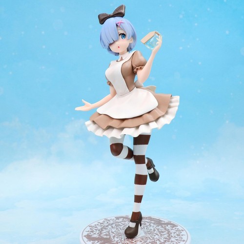 Re:Zero Rem Ram in Alice in Wonderland Outfit Figure Figurine FuRyu Lot of 2 - Picture 8 of 12