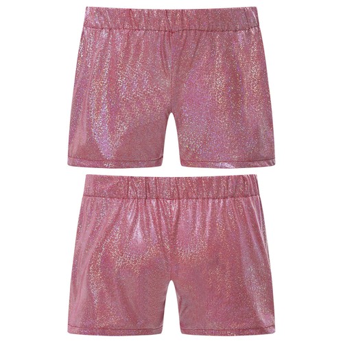 Niños Niñas Pantalones Ropa Activa Atlética Color Sólido Pantalones Cortos Ropa de Baile Fitness - Imagen 22 de 56