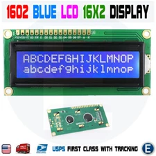 1602 BLUE LCD 16x2 HD44780 Character Display Module For Arduino lcd1602