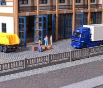 Vollmer scala N 47424 recinzione ringhiera cemento grigio cm.125 Nuova OVP