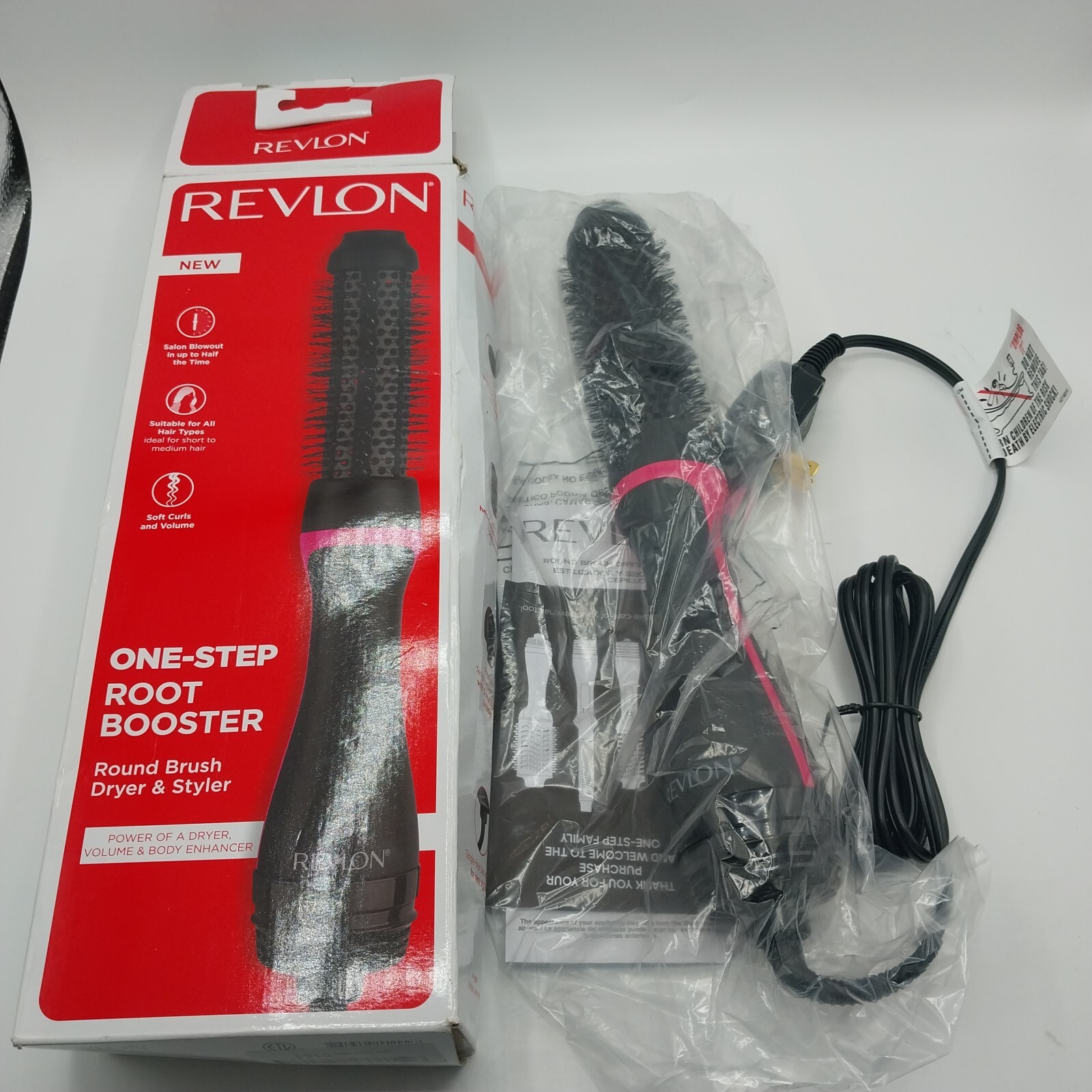 Revlon One Step Root Booster Round Brush Dryer and Hair Styler Fight