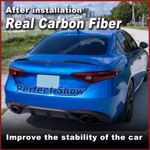Carbon Spoiler Für Alfa Romeo Giulia 2015 Heckspoiler Abrisskante Lippe Flügel - Bild 5 von 13