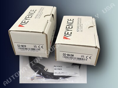 New! 2023 Keyence Safety Sensor BUNDLE! (GS-M51P, GS-MA5M GS-P8C5, GS-MB12)