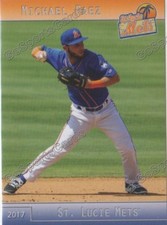 2017 St Lucie Mets Update Michael Paez RC Rookie NY