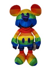 Rainbow Disney Collection Mickey Mouse Plush Gay Pride LGBTQ