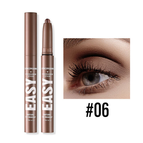 Eye Shadow Stick Highlight Pencil Waterproof Eyeshadow Pen Matte Pearlescent - Picture 13 of 34