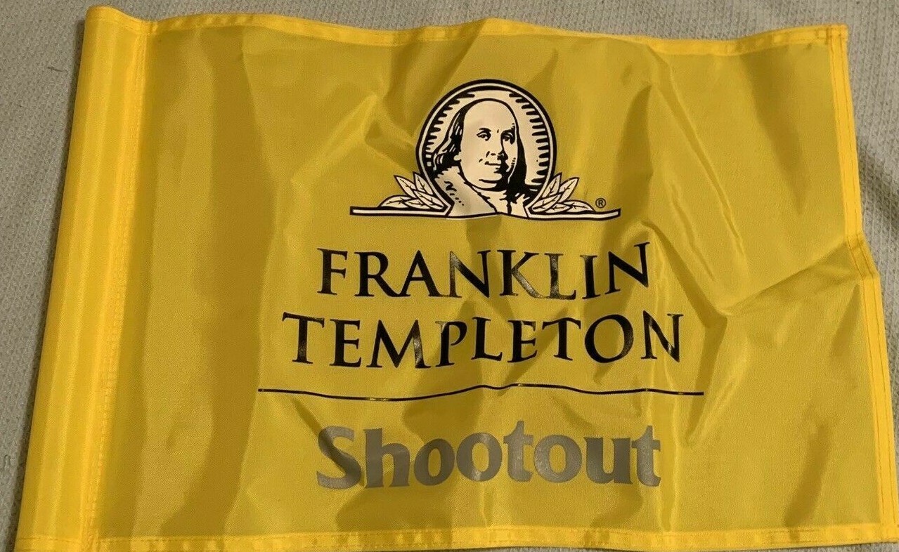 Franklin Funds Shark Shootout pin flag Greg Norman open ryder British ...