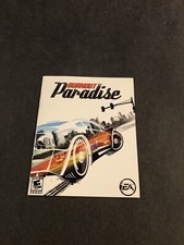 burnout paradise ps3 Manual Only