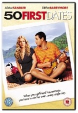 50 First Dates DVD (2004) Adam Sandler, Segal (DIR) cert 12 Fast and FREE P & P