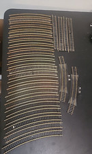 Tyco Atlas HO Scale Brass Track Lot 28 ct 22 curve 4 straight 2 Rerailer READ