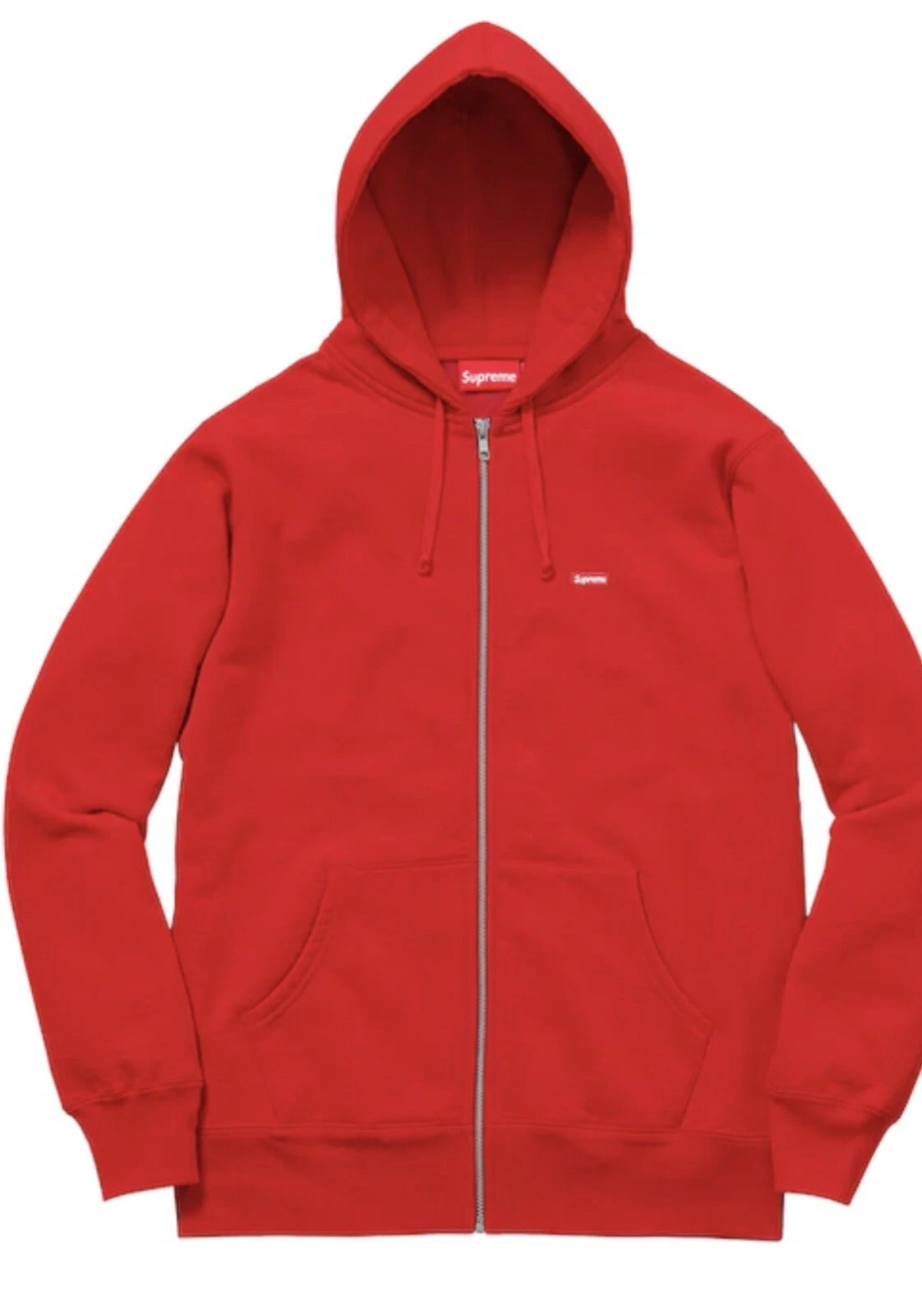 NEW Supreme Small Box Zip Up Sweatshirt Men’s Sz Extra large Red Fw17