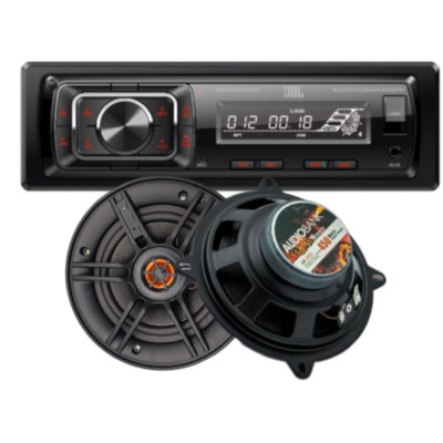 JBL Celebrity 150 Bluetooth Car Radio + 2x AB502S Audiobank