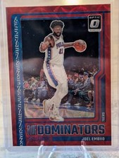 2023-24 Optic- Joel Embiid- Elite Dominators #8 Red International