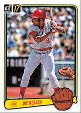 2017 Donruss Retro Variations 1983 Joe Morgan Cincinnati Reds #RV-47