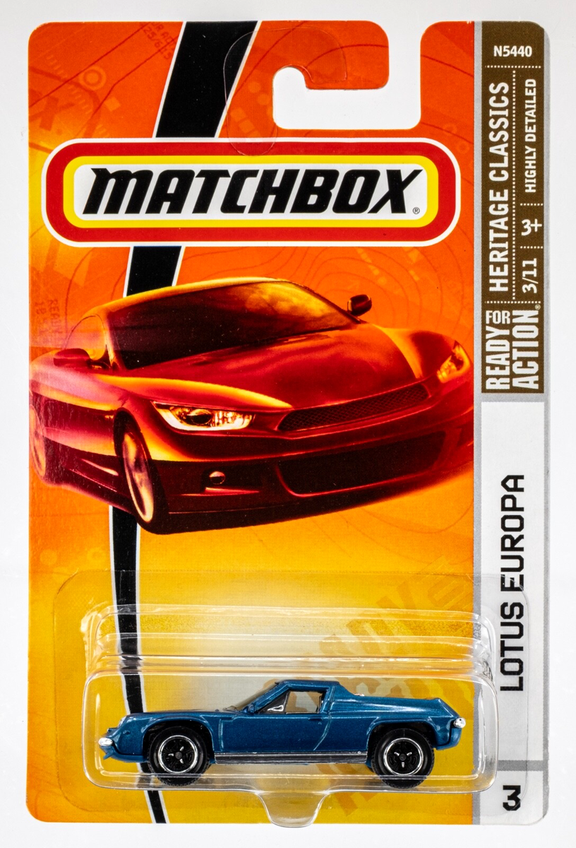 2009 Matchbox #3 1972 Lotus Europa Special LAGOON BLUE METALLIC