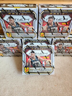 2020-21 Panini Prizm NBA Basketball T-Mall Box SSP Gold & Blue Wave Auto TMall