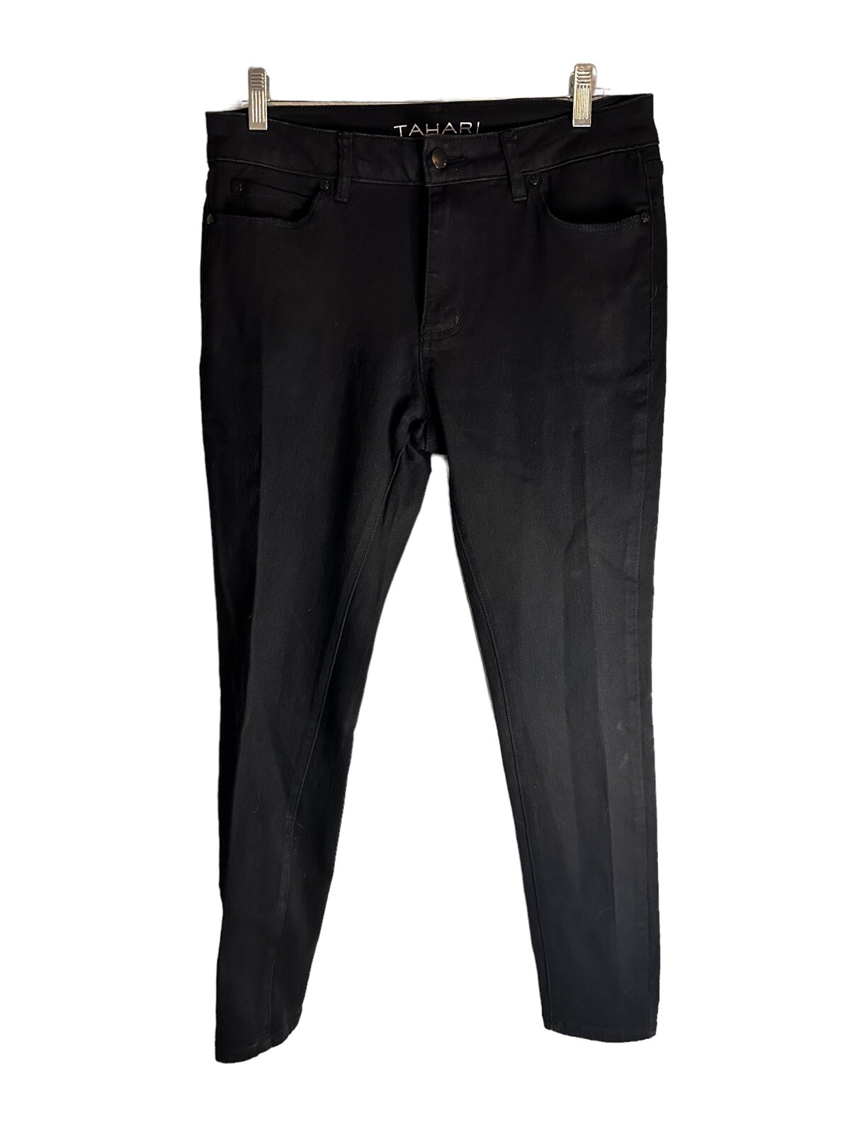 tahari Black Jeans Pants Slim Looking Fit Size 8 Size 29 | eBay