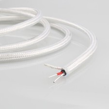 1m 4N Solid Pure Silver wire 2core 18AWG Hifi Audio Bulk Cable for xlr rca DIY