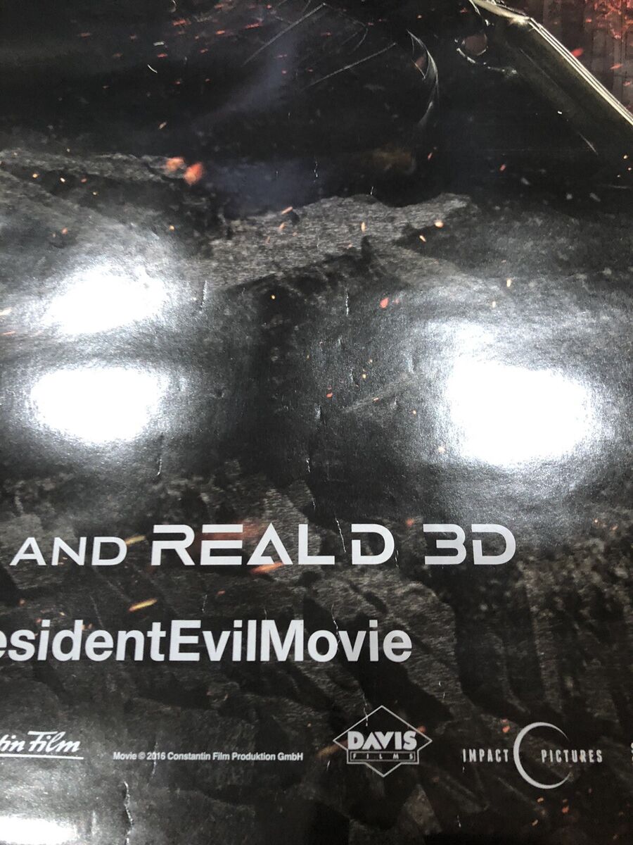 Resident Evil: The Final Chapter Movie POSTER 11 x 17 Style B