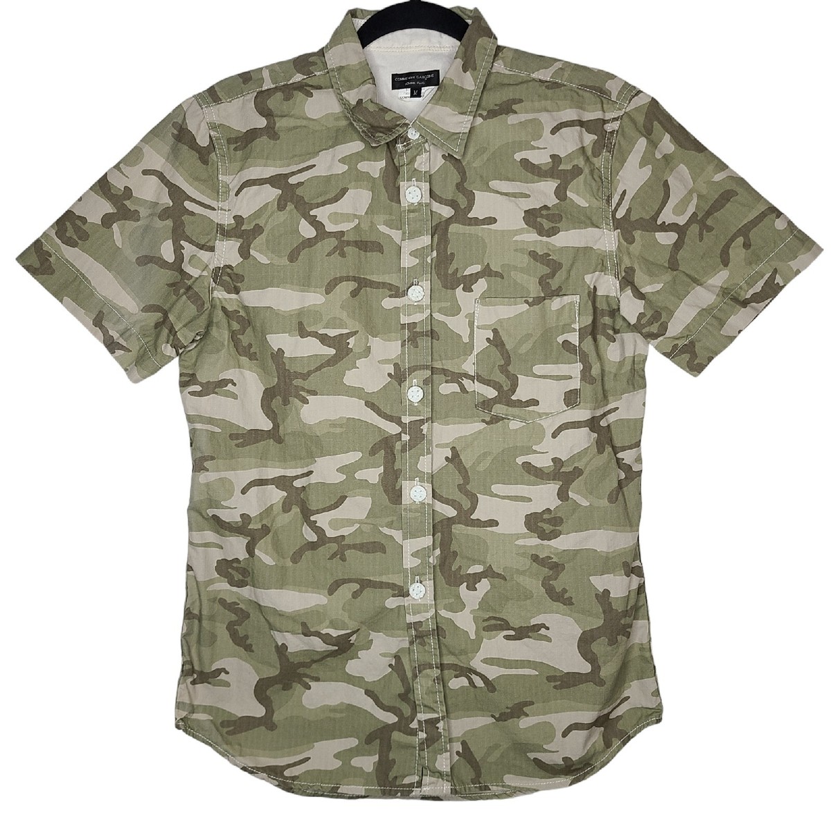 Comme Des Garcons Homme Plus Short Sleeve Button Front Shirt