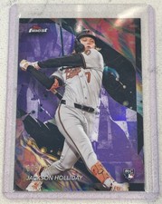 2024 Topps Finest - Uncommon Jackson Holliday #162 Purple Refractor /200 (RC)