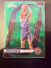 2024-25 Panini Prizm Basketball #261 Tristen Newton RC Green Prizm