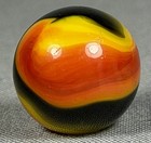 AKRO AGATE NEAR MINT PLUS 43/64" INDIAN BLANKET MARBLE KILLER — photo 6