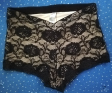 Neu Dr. Rey Shapewear by HSE Miederhose Gr.M 38/40 schwarze Spitze Nude