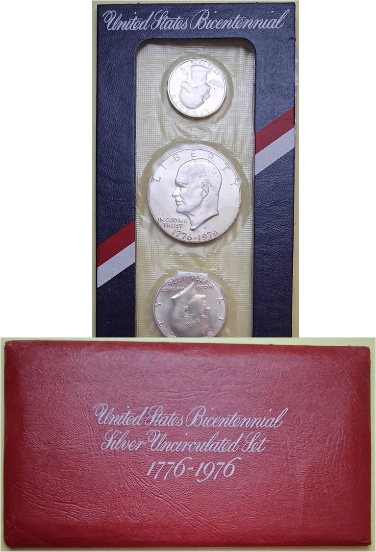 25+ Uncirculated Silver 1976 US Coin Mint Sets for sale | Updated