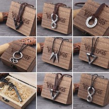 Collane mitologia norrena talismano uomo vichinghi runa vegvisir amuleto pendenti