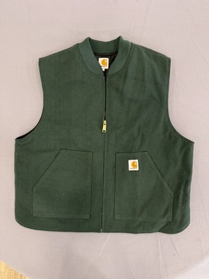 Carhartt Vintage Workwear Vest Made in USA Grün - Größe L Regular