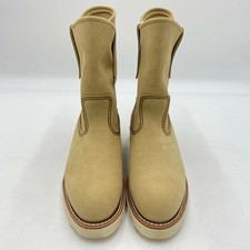 RedWing Boots 8168 Suede Beige Pecos Boots Size 6.5E