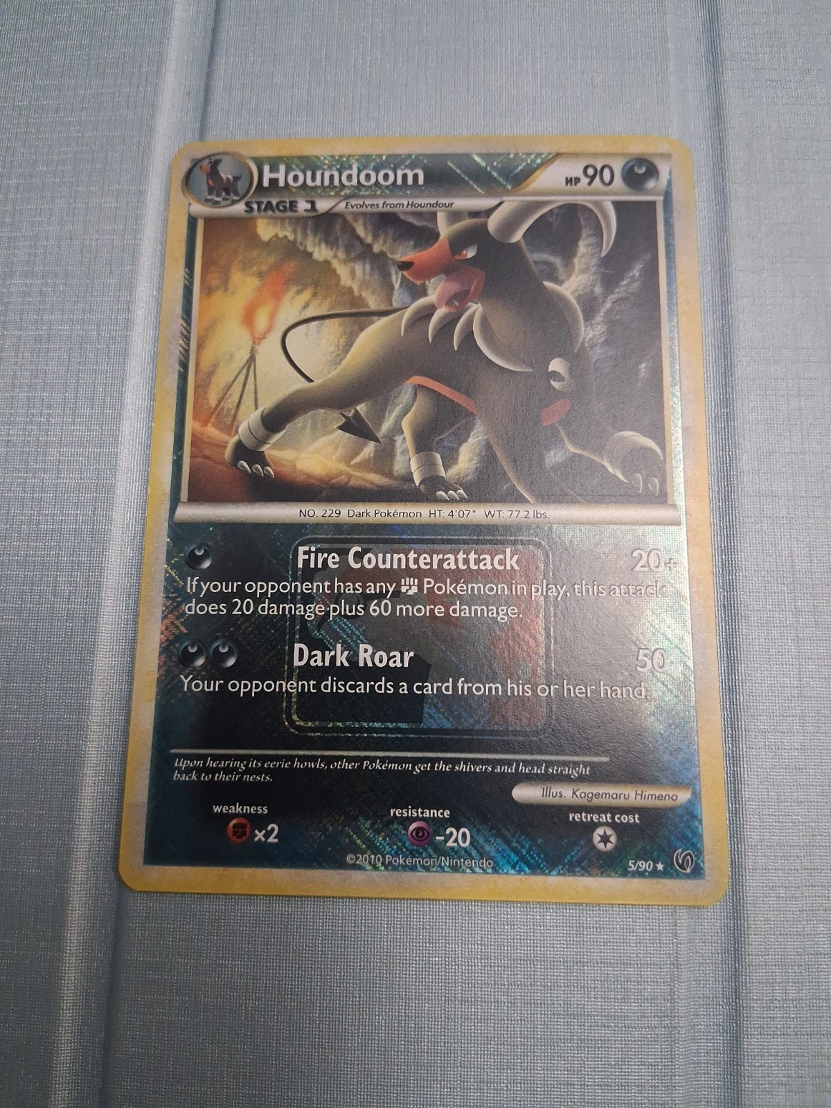 Pokemon Houndoom - 5/90 - Pokemon Undaunted Holo Promo NM Fast Ship