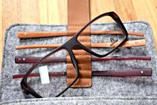 Natural Wood Rodenstock Eyeglasses interchangeable RXP 8010 C