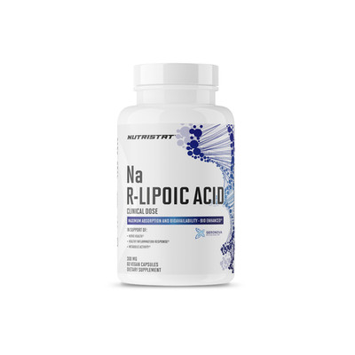 Nutristat Bio Enhanced Na-R Lipoic Acid Wellness Supplements - 60 Capsules