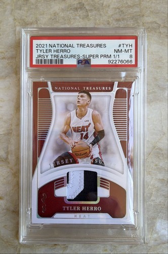 🔥🔥TYLER HERRO 1/1 🔥🔥Panini National Treasures Jersey Treasures  Super