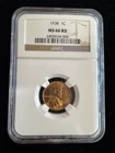 1938 1c Lincoln Wheat Cent ~ NGC MS 66 RD- NO RESERVE