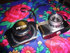 Petri 7S 35mm Film Rangefinder Camera w/ 45mm f1.8 Lens - Untested