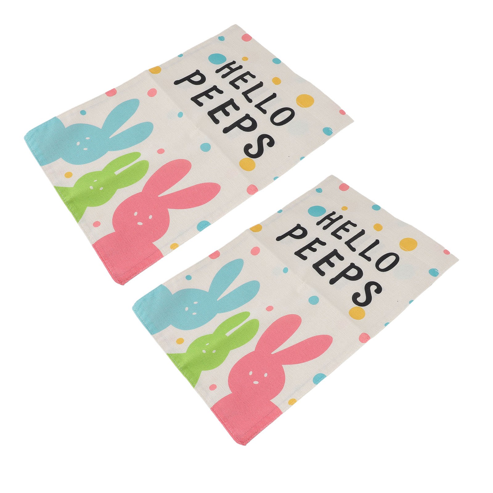 Yard Flag Bunny Yard Flag Weatherproof 2Pcs For Outdoor.
