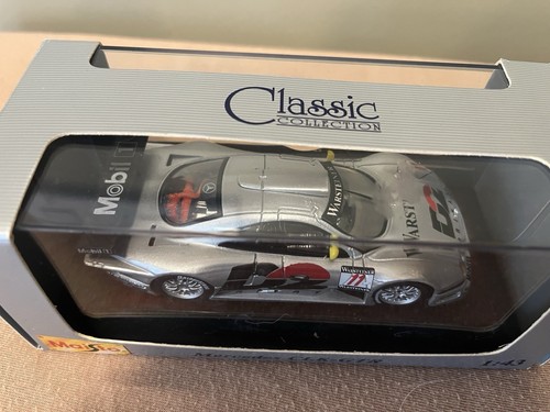 Maisto Classic Collection Mercedes CLK-GTR pressofuso scala 1:43 n.31504 nuovo con scatola - Foto 3 di 7