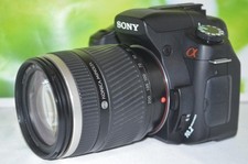 Sony Alpha 200 Digital SLR Camera 10.2MP Compact Beginner Friendly
