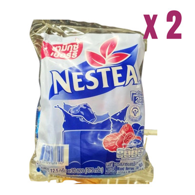 Nestea Mixed Berries Instant Iced Tea Powder High Vitamin C 30 Sachets x 2